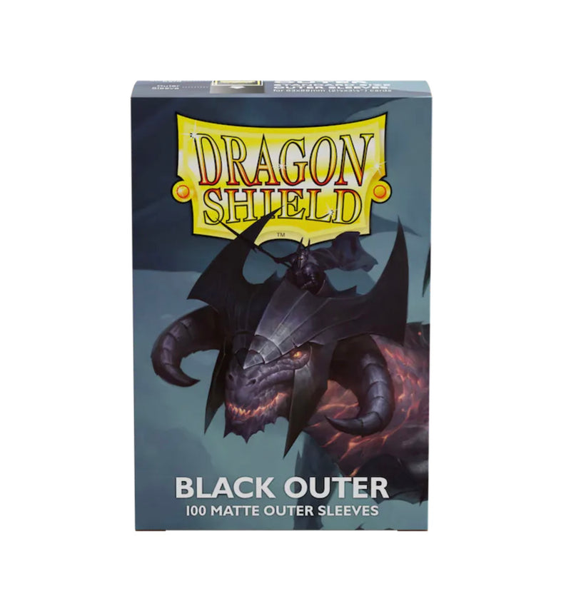 Dragon Shield Black Matte 100 Count Standard Outer Sleeves