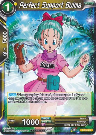 Perfect Support Bulma (Non-Foil) (P-034) [Promotion Cards]