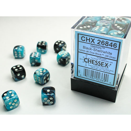 Chessex Dice - D6 Dice Block 12mm (36 Dice)