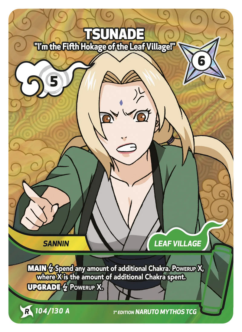 Image for Tsunade — I’m the Fifth Hokage of the Leaf Village! (104/130 A) (KSH) - Naruto Mythos TCG