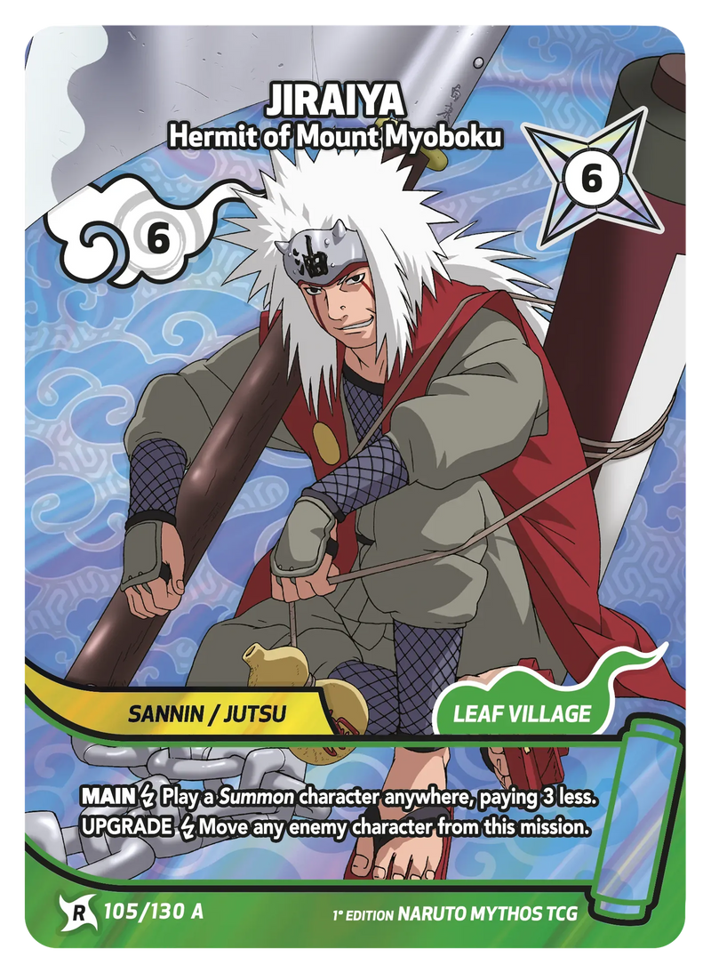 Image for Jiraiya — Hermit of Mount Myoboku (105/130 A) (KSH) - Naruto Mythos TCG