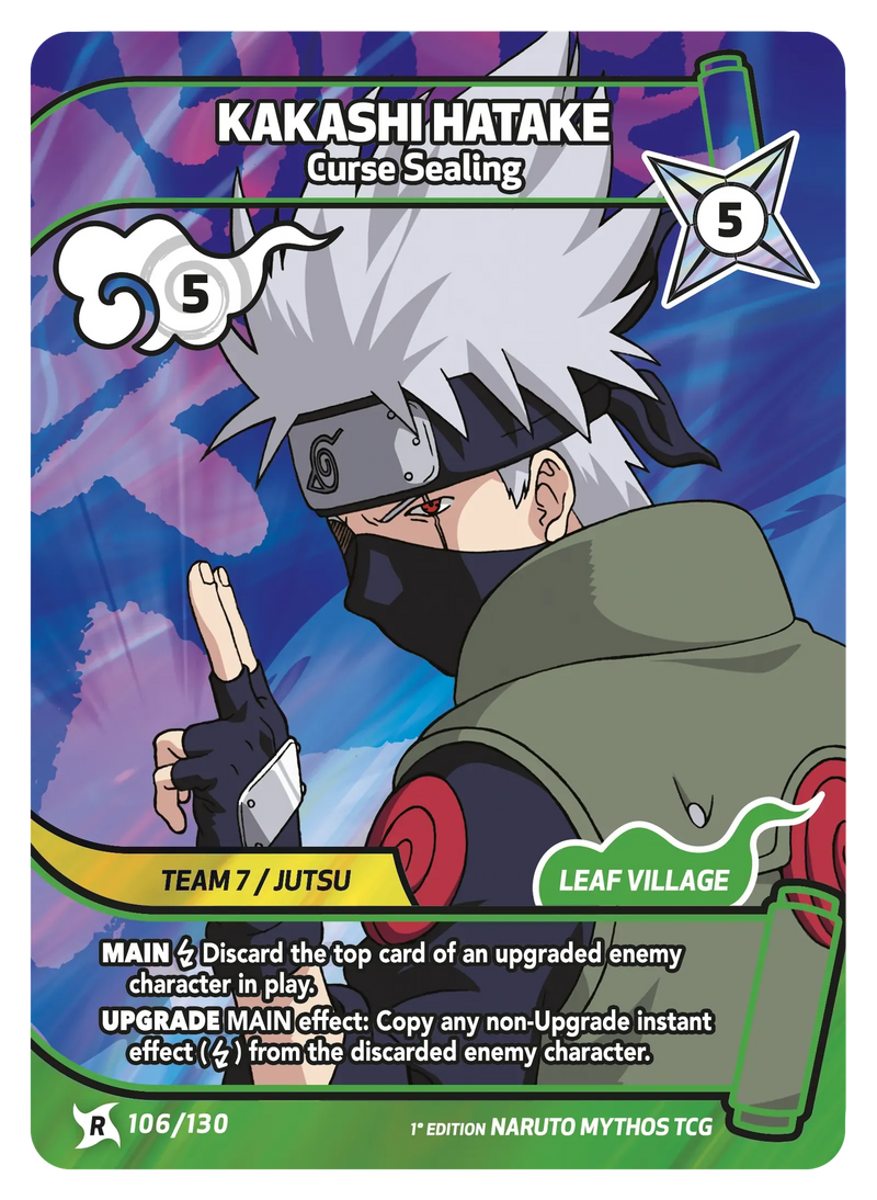 Image for Kakashi Hatake — Curse Sealing (106/130) (KSH) - Naruto Mythos TCG