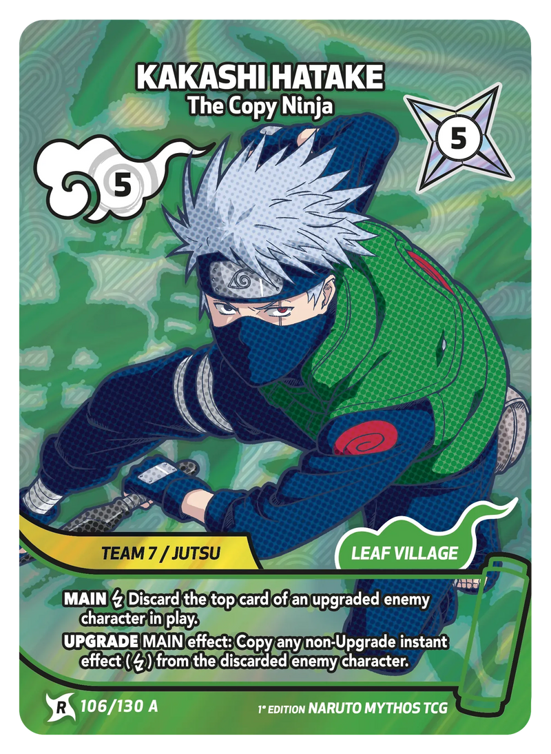 Image for Kakashi Hatake — The Copy Ninja (106/130 A) (KSH) - Naruto Mythos TCG