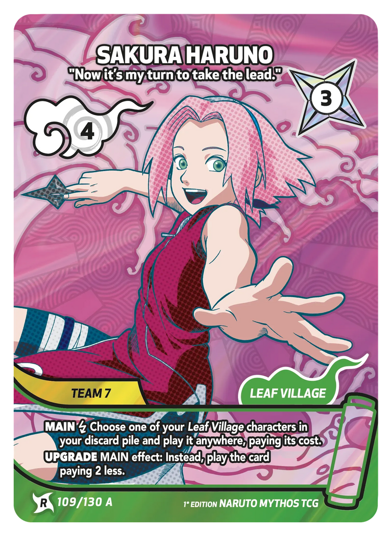 Image for Sakura Haruno — Now it’s my turn to take the lead. (109/130 A) (KSH) - Naruto Mythos TCG