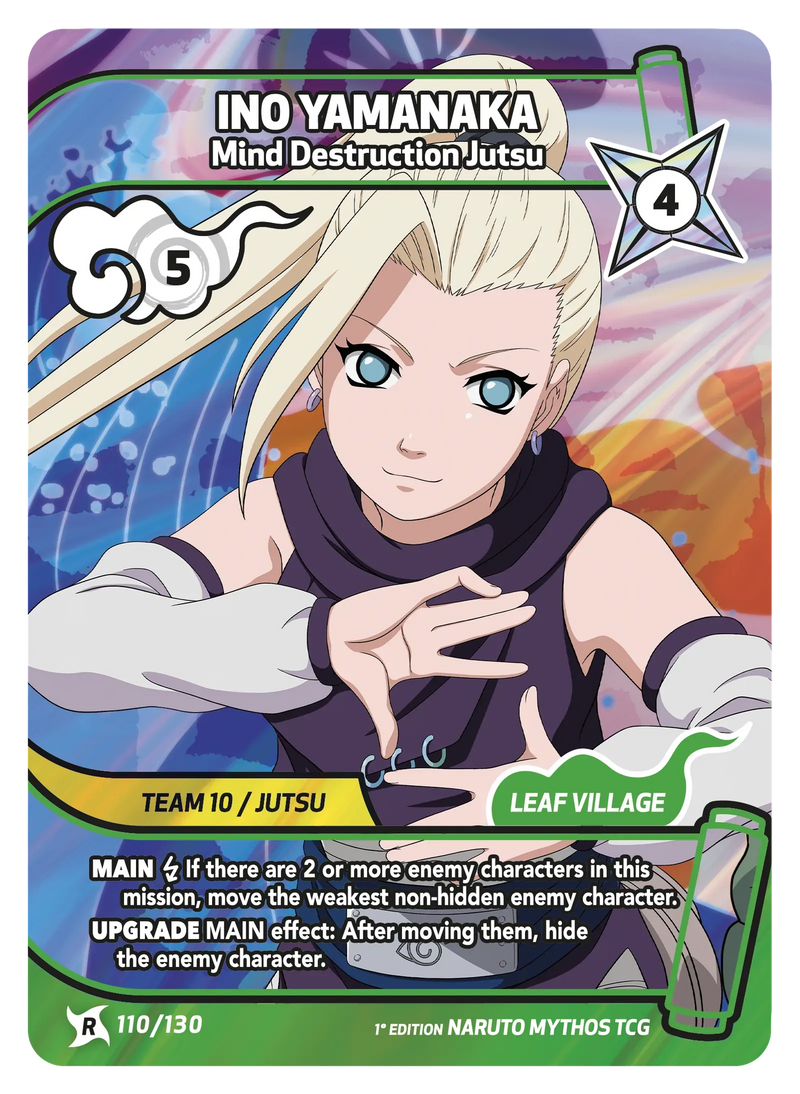 Image for Ino Yamanaka — Mind Destruction Jutsu (110/130) (KSH) - Naruto Mythos TCG