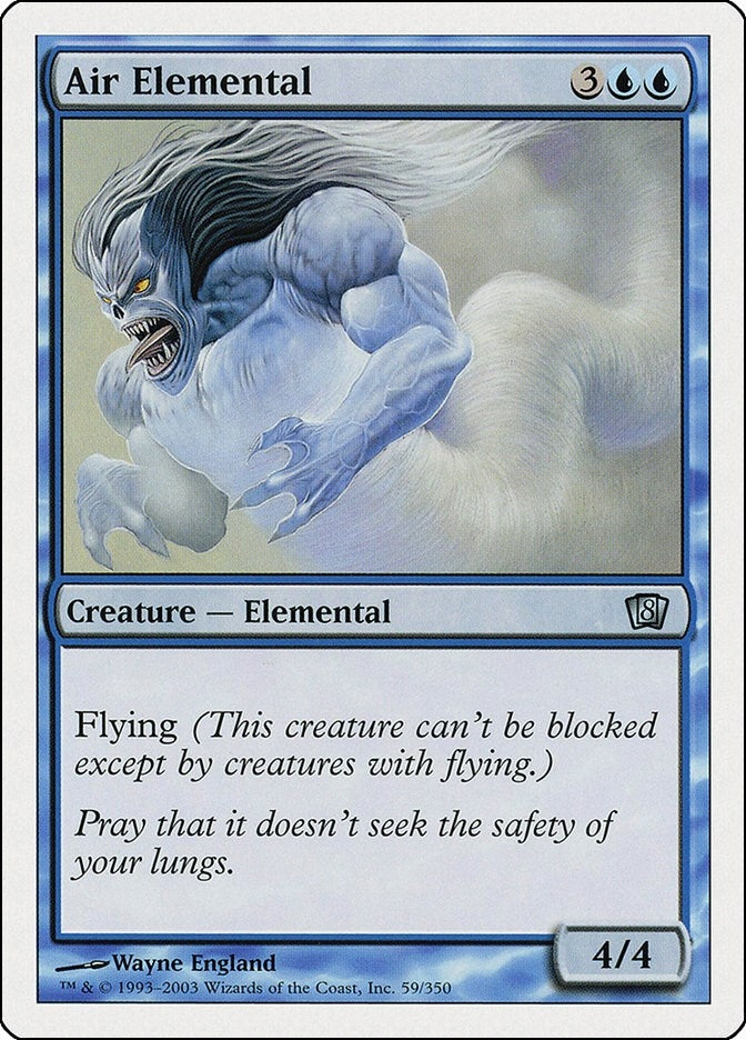 Image for Air Elemental (59) [8th Edition]