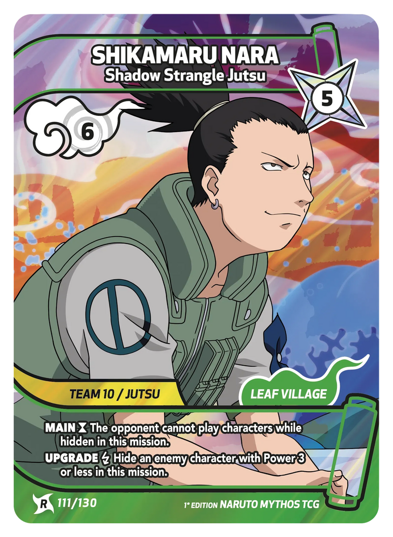 Image for Shikamaru Nara — Shadow Strangle Jutsu (111/130) (KSH) - Naruto Mythos TCG