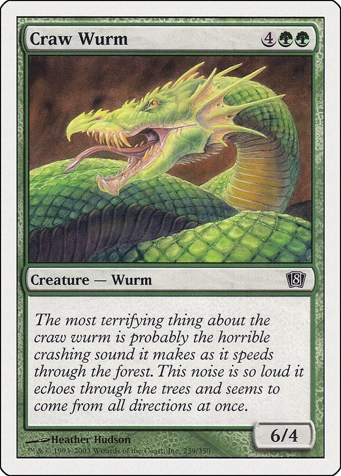 Image for Craw Wurm (239) [8th Edition]