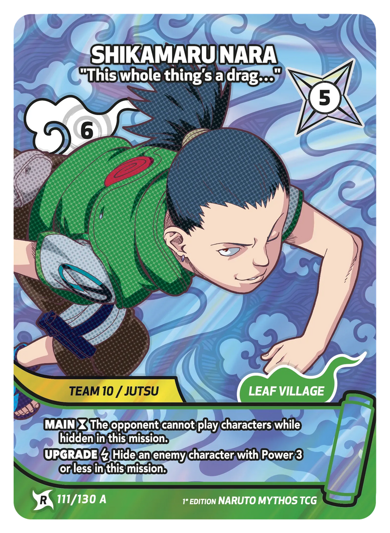Image for Shikamaru Nara — This whole thing’s a drag… (111/130 A) (KSH) - Naruto Mythos TCG