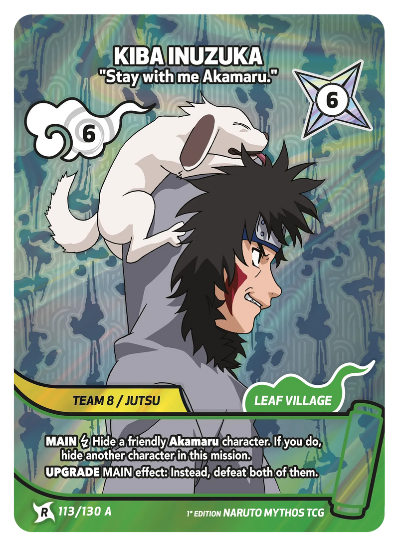 Image for Kiba Inuzuka — Stay with me Akamaru. (113/130 A) (KSH) - Naruto Mythos TCG
