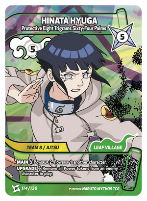Image for Hinata Hyuga — Protective Eight Trigrams Sixty-Four Palms (114/130) (KSH) - Naruto Mythos TCG
