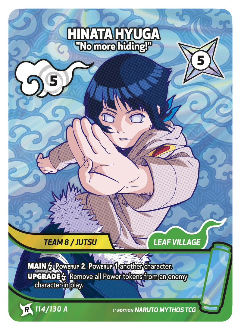 Image for Hinata Hyuga — No more hiding! (114/130 A) (KSH) - Naruto Mythos TCG