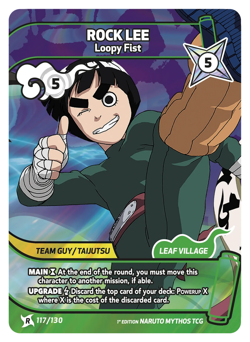 Image for Rock Lee — Loopy Fist (117/130) (KSH) - Naruto Mythos TCG
