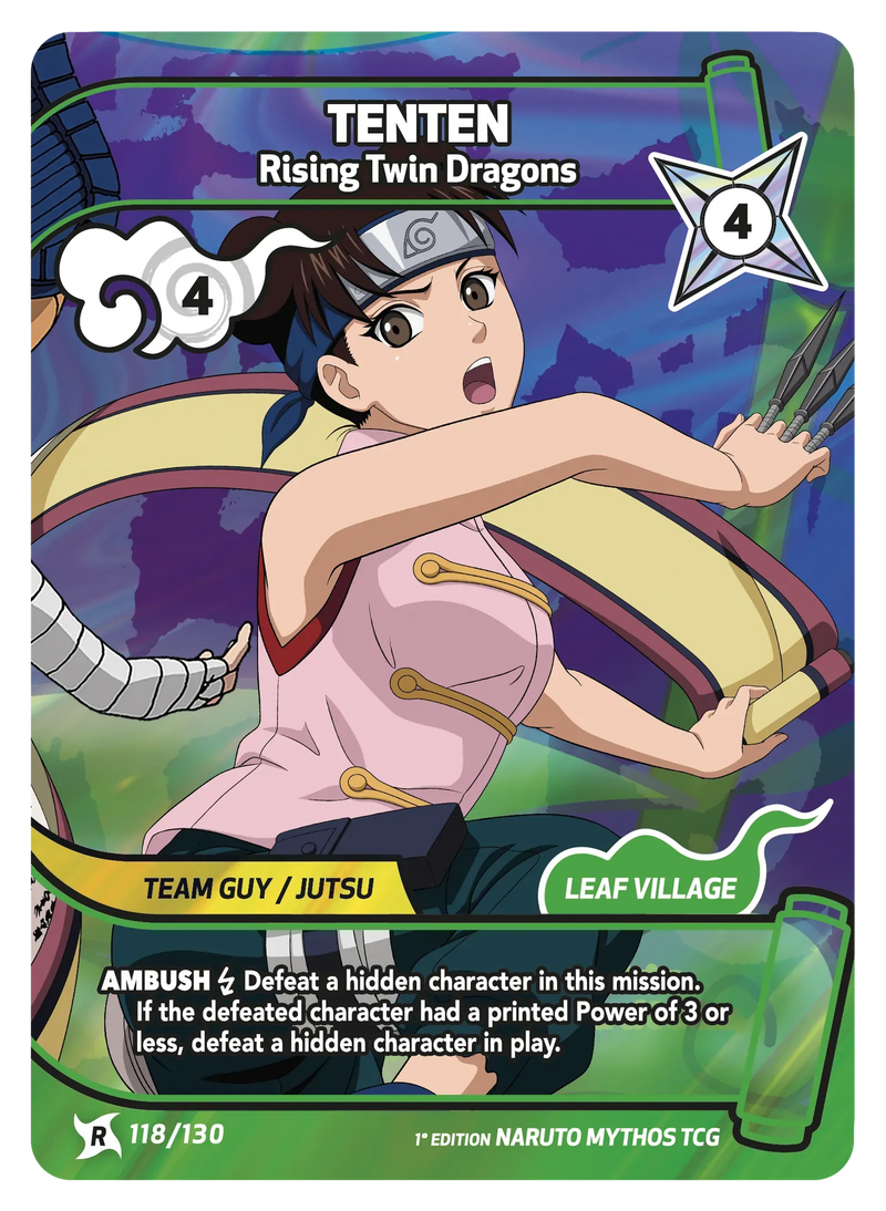 Image for Tenten — Rising Twin Dragons (118/130) (KSH) - Naruto Mythos TCG