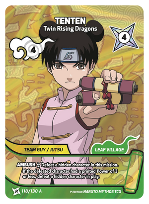 Image for Tenten — Twin Rising Dragons (118/130 A) (KSH) - Naruto Mythos TCG