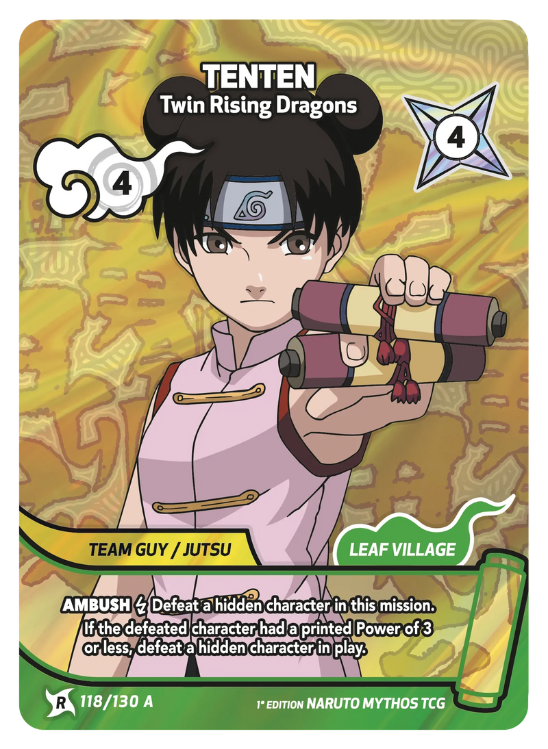 Image for Tenten — Twin Rising Dragons (118/130 A) (KSH) - Naruto Mythos TCG