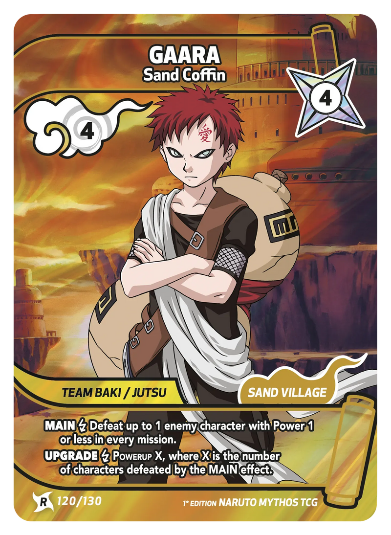 Image for Gaara — Sand Coffin (120/130) (KSH) - Naruto Mythos TCG