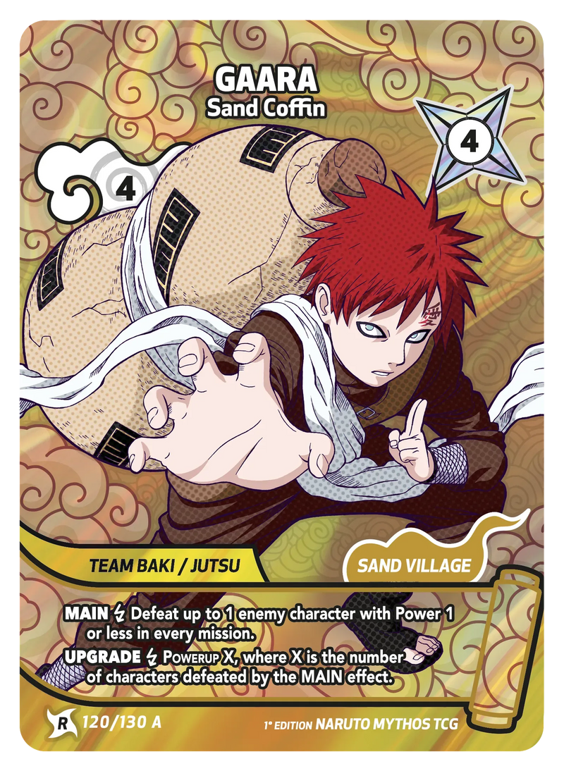 Image for Gaara — Sand Coffin (120/130 A) (KSH) - Naruto Mythos TCG