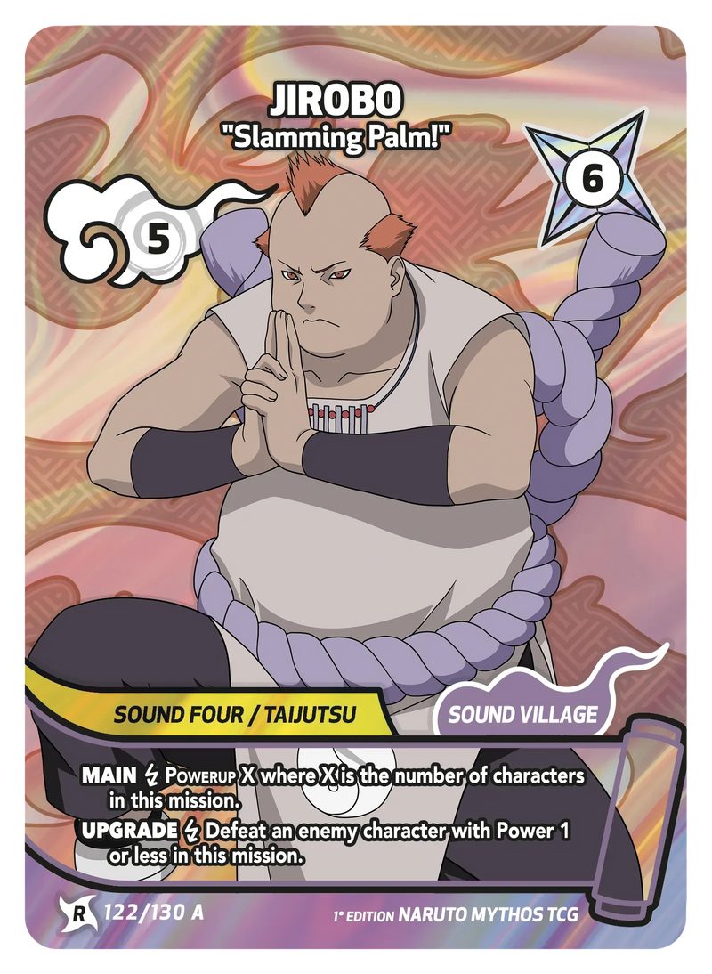 Image for Jirobo — Slamming Palm! (122/130 A) (KSH) - Naruto Mythos TCG