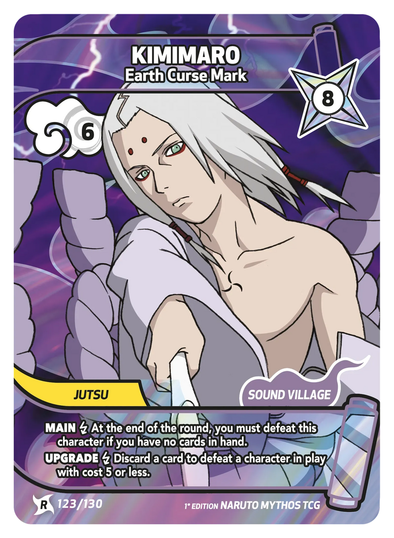 Image for Kimimaro — Earth Curse Mark (123/130) (KSH) - Naruto Mythos TCG