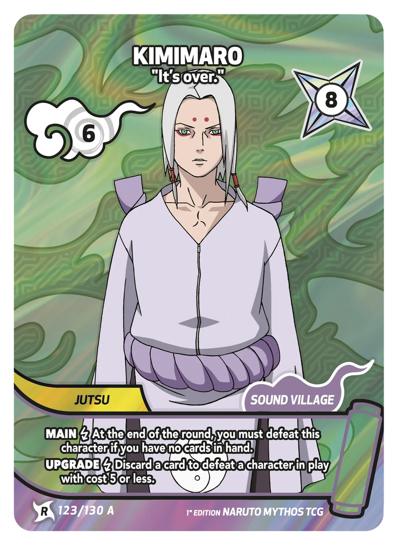 Image for Kimimaro — It’s over. (123/130 A) (KSH) - Naruto Mythos TCG