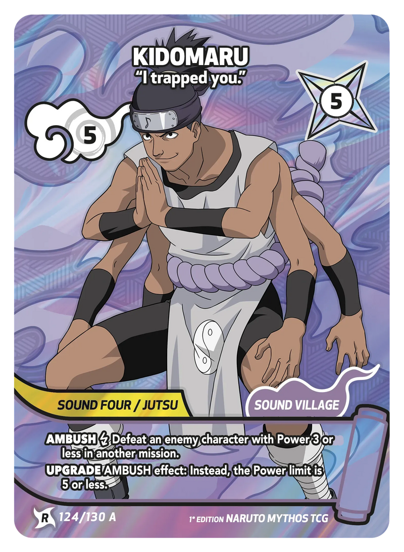 Image for Kidomaru — I trapped you. (124/130 A) (KSH) - Naruto Mythos TCG