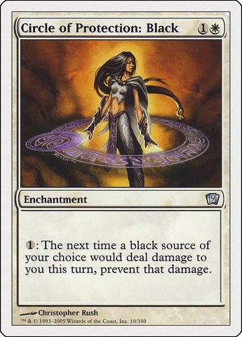 Image for Circle of Protection: Black (10) [9th Edition]