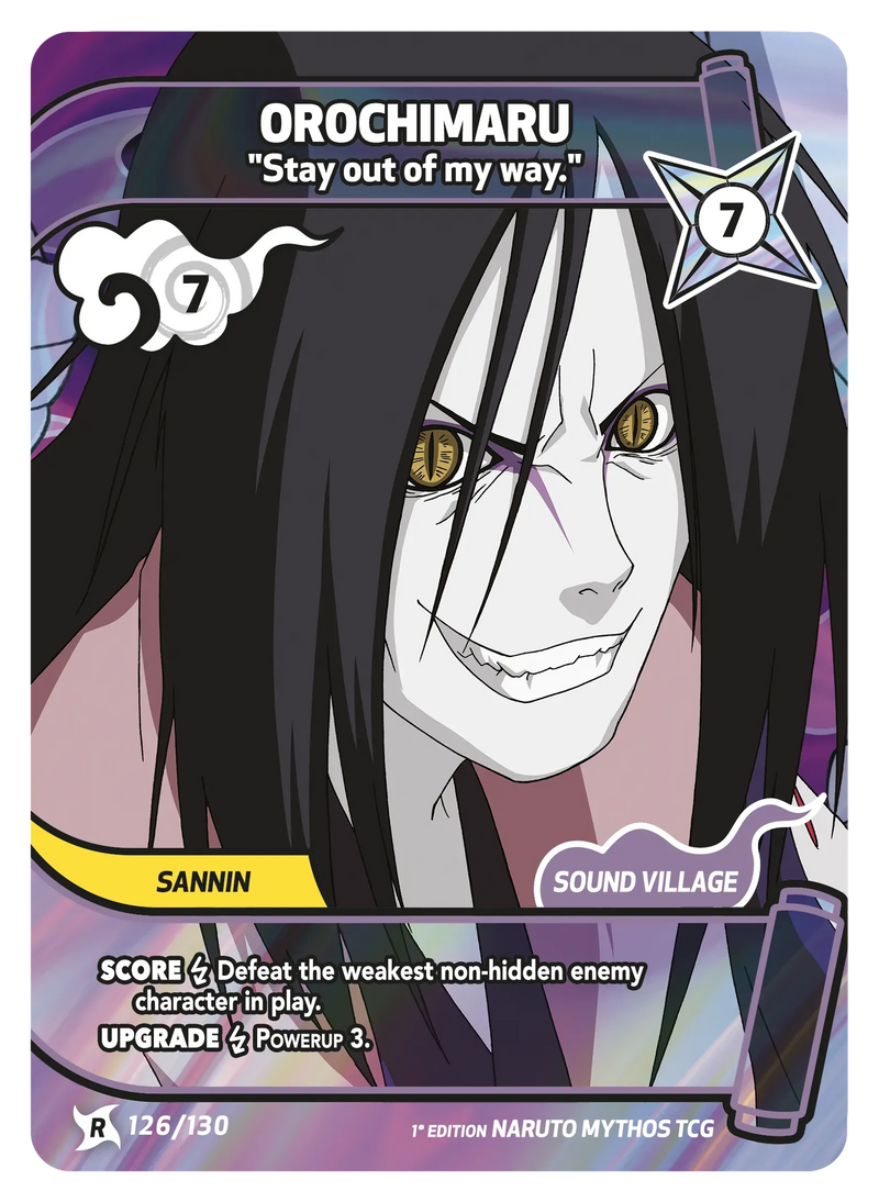Image for Orochimaru — Stay out of my way. (126/130) (KSH) - Naruto Mythos TCG