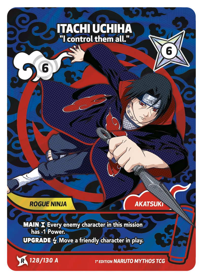 Image for Itachi Uchiha — I control them all. (128/130 A) (KSH) - Naruto Mythos TCG
