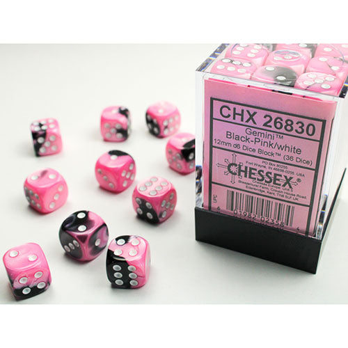 Chessex Dice - D6 Dice Block 12mm (36 Dice)