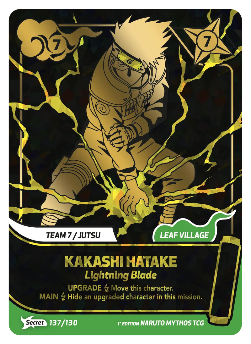 Image for Kakashi Hatake — Lightning Blade (137/130) (KSH) - Naruto Mythos TCG