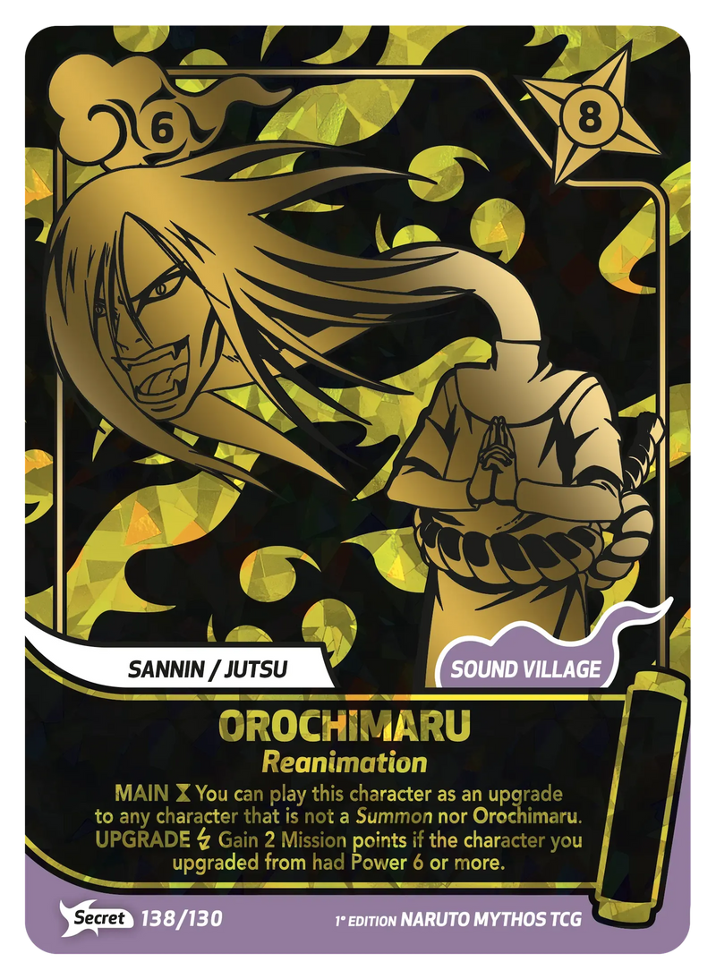 Image for Orochimaru — Reanimation (138/130) (KSH) - Naruto Mythos TCG