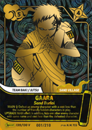 Image for Gaara — Sand Burial (139/130) (KSH) - Naruto Mythos TCG