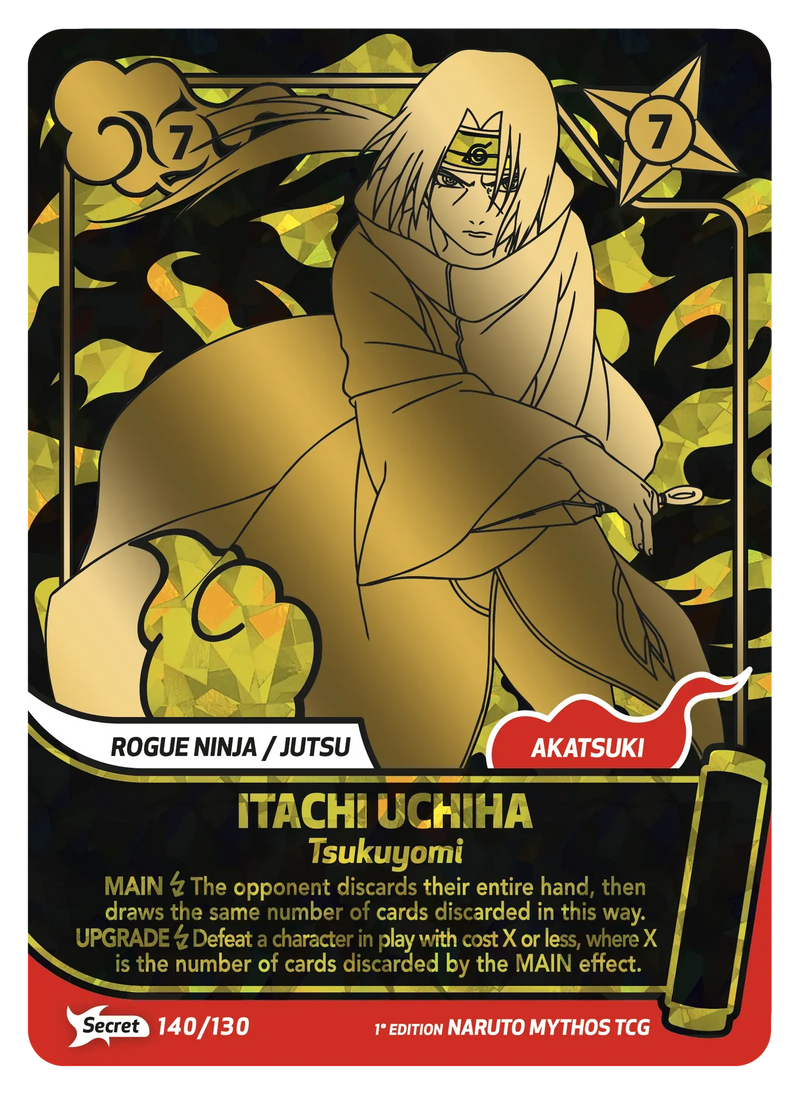 Image for Itachi Uchiha — Tsukuyomi (140/130) (KSH) - Naruto Mythos TCG