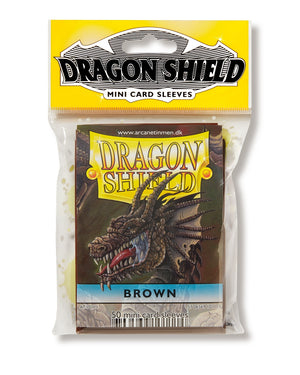 Image for Dragon Shield Japanese Sleeves - Brown (50-Pack) - Card Sleeves