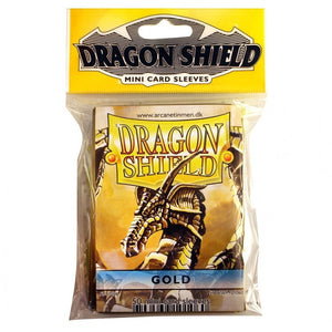 Image for Dragon Shield Japanese Sleeves - Gold (50-Pack) - Card Sleeves