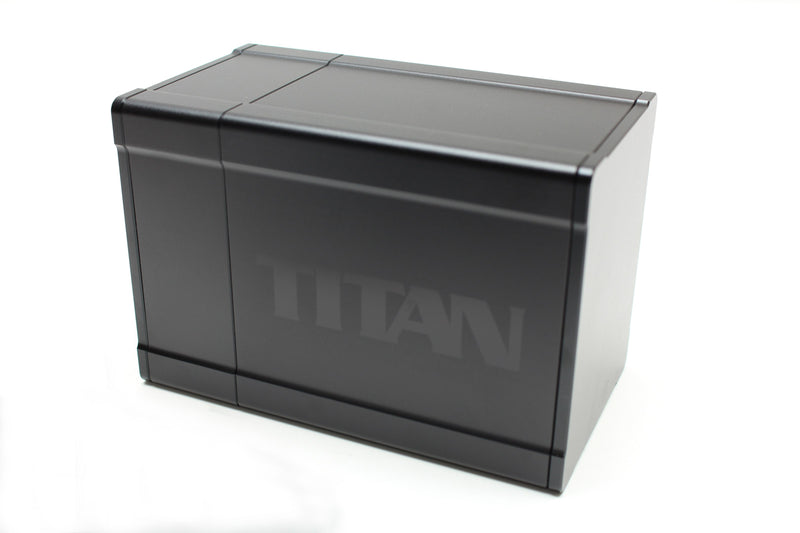 Image for TITAN Deck Box - Black - Deck Boxes