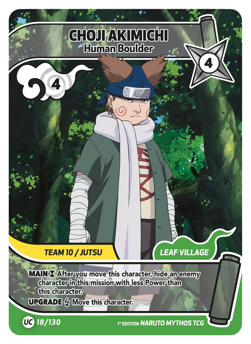 Image for Choji Akimichi — Human Boulder (018/130) (KSH) - Naruto Mythos TCG