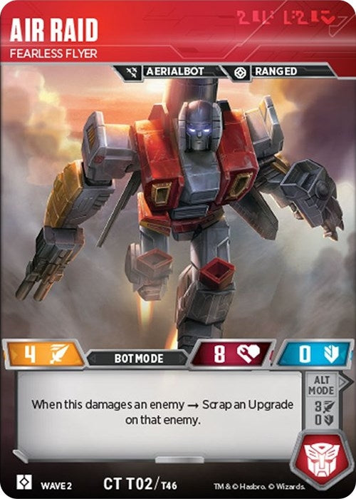 Image for Air Raid - Fearless Flyer (2) - Transformers TCG