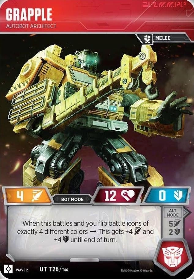 Image for Grapple - Autobot Architect (26) - Transformers TCG