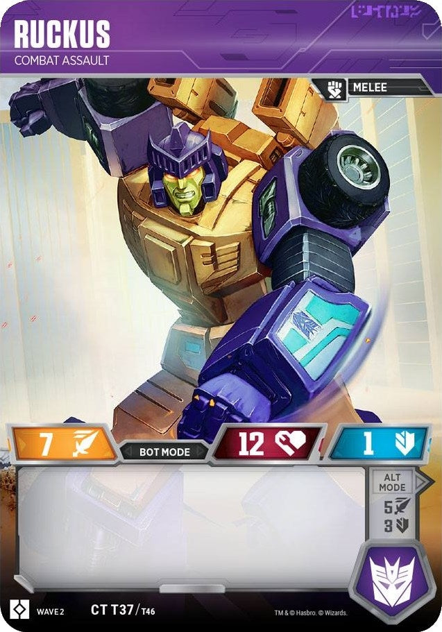 Image for Ruckus - Combat Assault (37) - Transformers TCG
