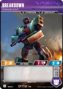 Image for Breakdown - Paranoid Scout (13) - Transformers TCG