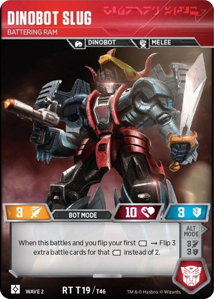 Image for Dinobot Slug - Battering Ram (19) - Transformers TCG