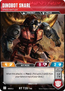 Image for Dinobot Snarl - Spiked Battler (20) - Transformers TCG