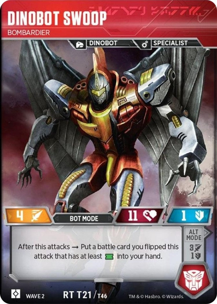 Image for Dinobot Swoop - Bombardier (21) - Transformers TCG