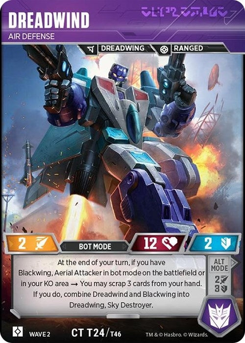 Image for Dreadwind - Air Defense (24) - Transformers TCG