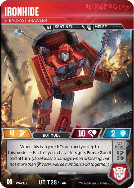 Image for Ironhide - Steadfast Brawler (28) - Transformers TCG
