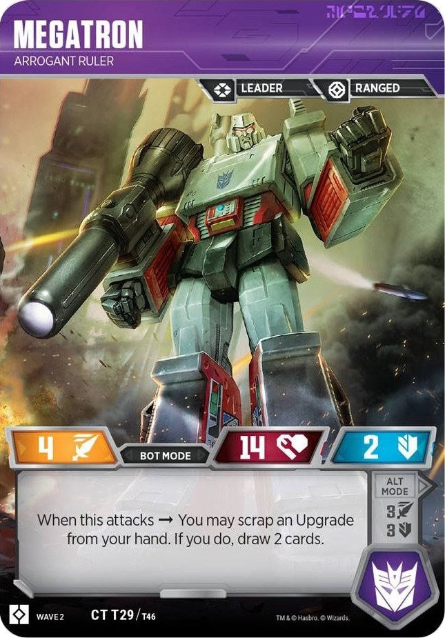 Image for Megatron - Arrogant Ruler (29) - Transformers TCG