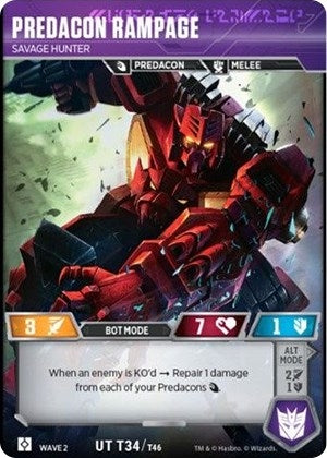 Image for Predacon Rampage - Savage Hunter (34) - Transformers TCG