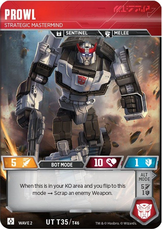 Image for Prowl - Strategic Mastermind (35) - Transformers TCG